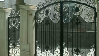 درب حیاط در پردیس
