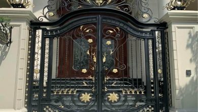 درب حیاط در قشم