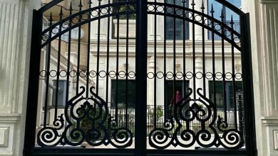 درب حیاط در رفسنجان