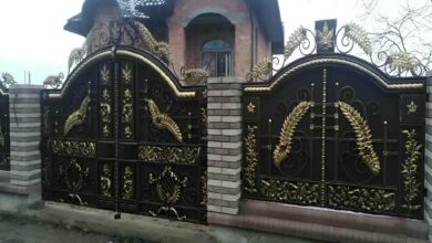 درب حیاط در لواسان