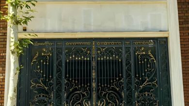 درب حیاط در کرج
