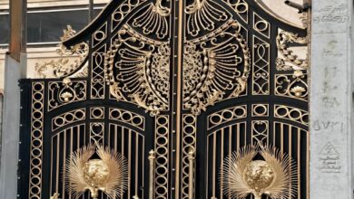 درب حیاط در طالقان