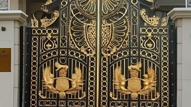 درب حیاط در اشتهارد