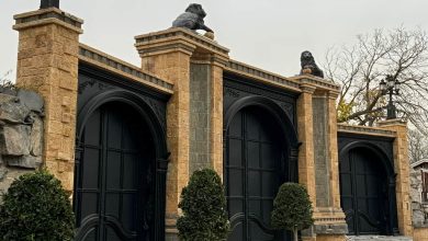 درب حیاط در مهرشهر کرج