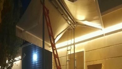 سایبان برقی در بندرعباس