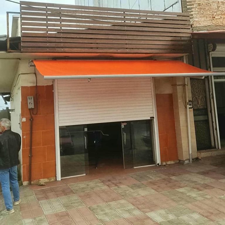 سایبان برقی در قشم