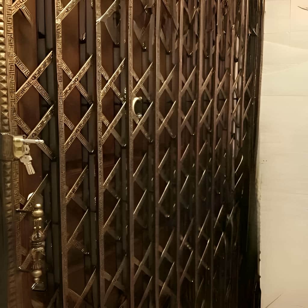 فروش درب آکاردئونی طرح دار لوزی مدل چند لوزی