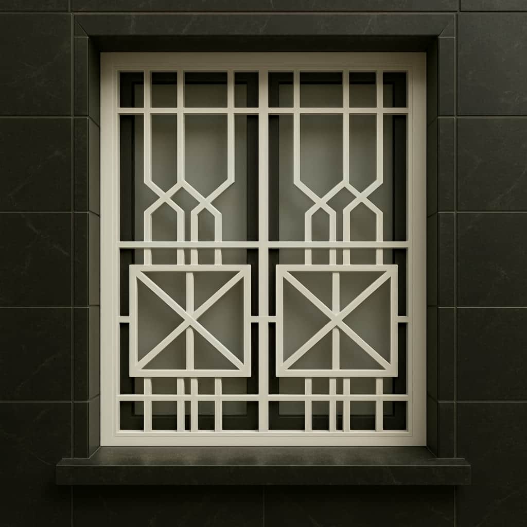 خرید حفاظ پنجره طرح دار لیزری برای نمای مدرن