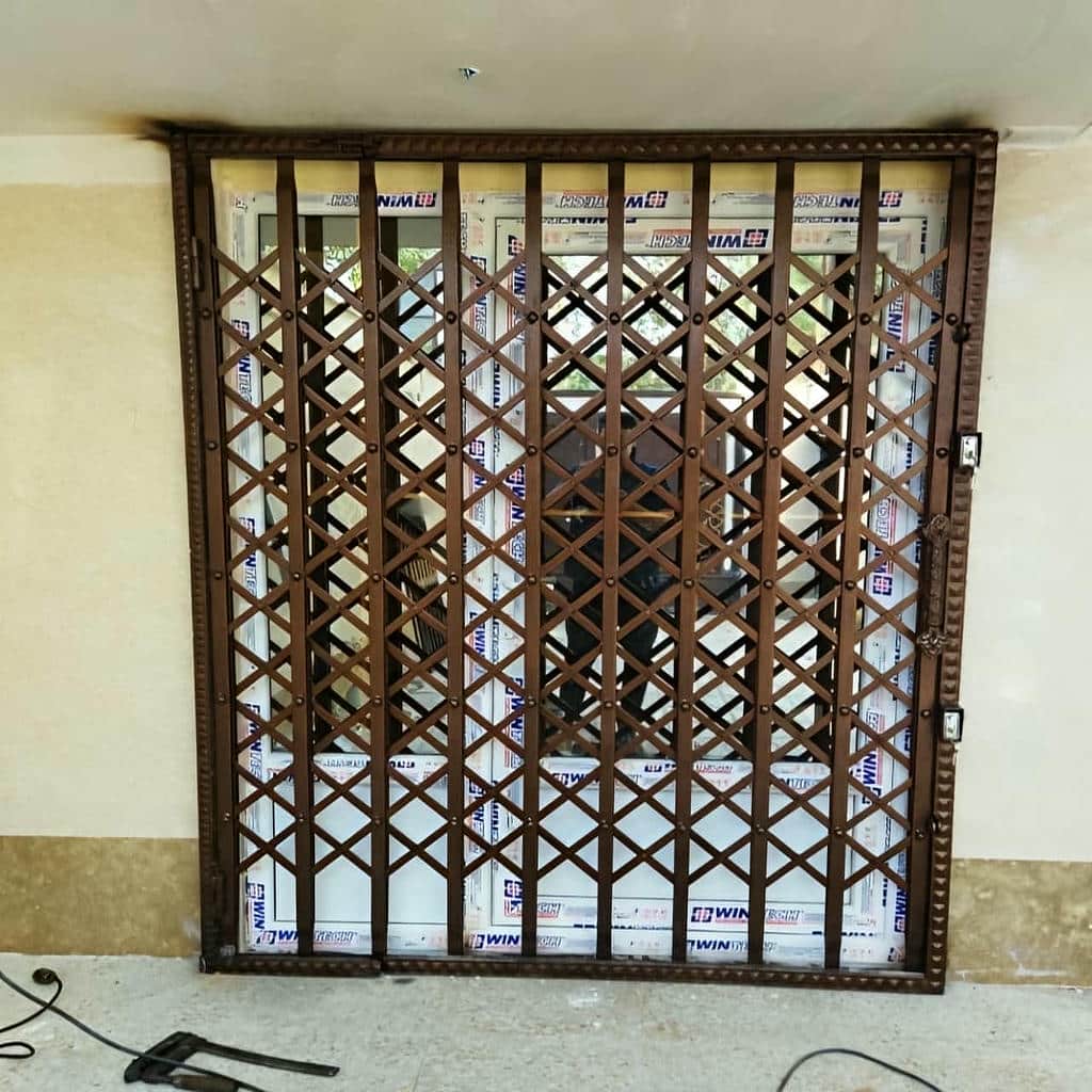 فروش درب ریلی آکاردئونی کم جا مدل لوزی