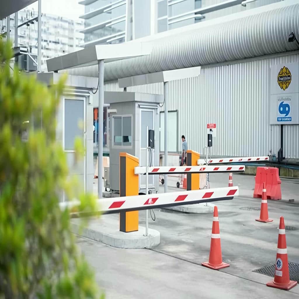 خرید راهبند بازویی LED دار پارکینگ برای ورودی کم‌نور