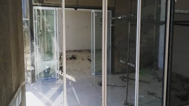 12 مدل درب اتوماتیک شیشه ای دو لنگه کشویی