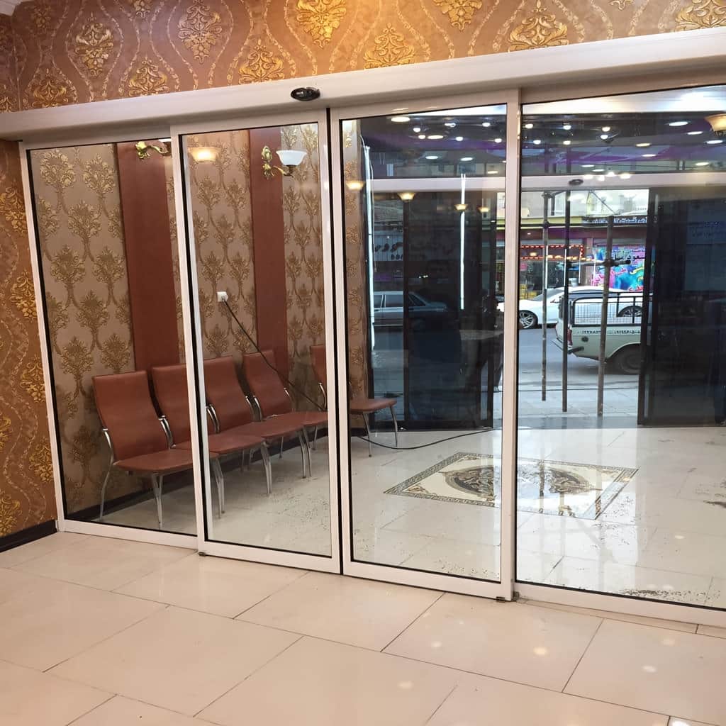 قیمت درب اتوماتیک شیشه ای لوکس هتلینگ بر اساس ابعاد