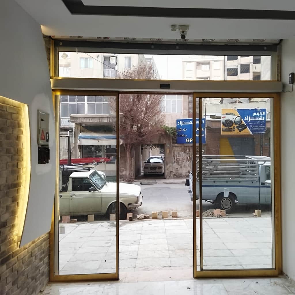 سفارش درب اتوماتیک شیشه ای لوکس هتلینگ مدل کشویی