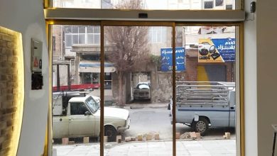 7 طرح درب اتوماتیک شیشه ای بیمارستانی سنسور حرکت