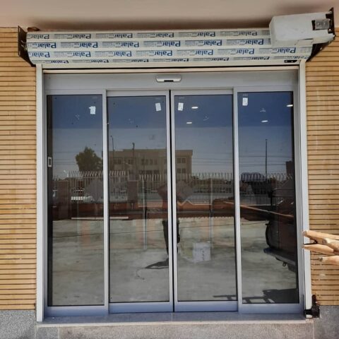 قیمت درب اتوماتیک شیشه ای کشویی ریلی