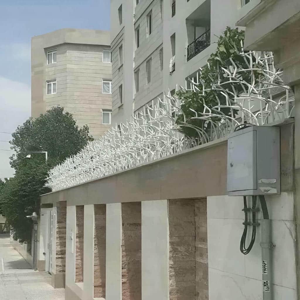 حفاظ دیوار مدرن خطی مناسب نمای ساده