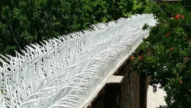 9 نمونه حفاظ دیوار ویلا نمای سنگی