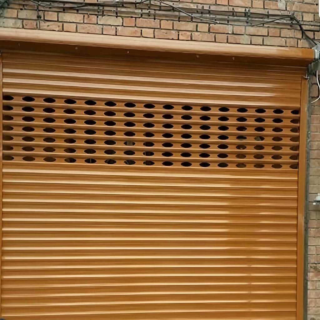 کارخانه کرکره برقی فولادی سنگین با تیغه مقاوم صنعتی