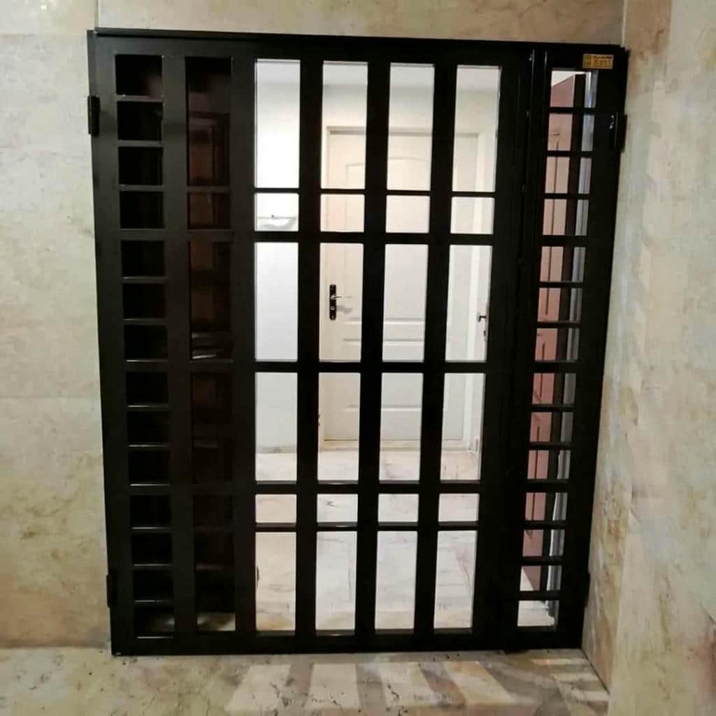 خرید حفاظ درب ضد سرقت فلزی با قفل مخفی