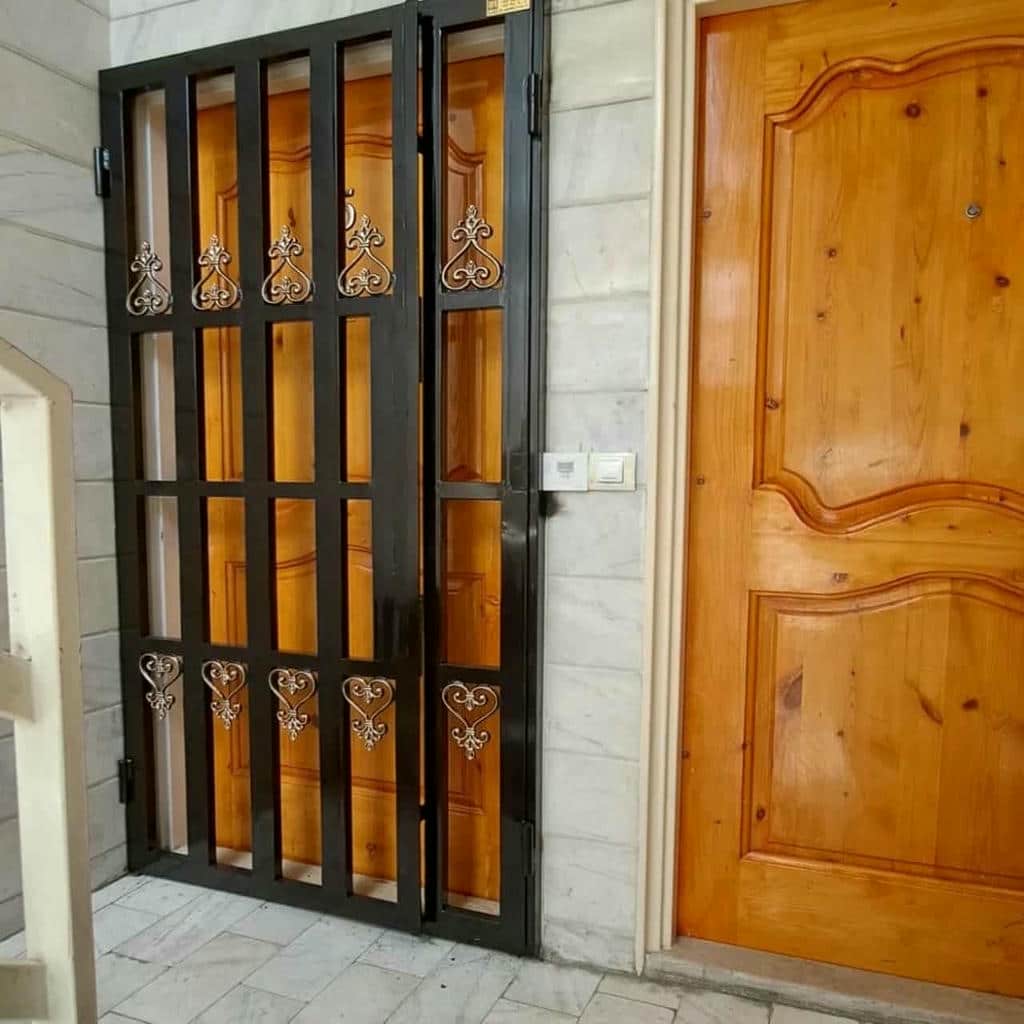 حفاظ درب ضد سرقت فلزی برای ورودی آپارتمان