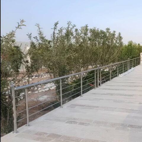 نرده استیل تراس ضدزنگ