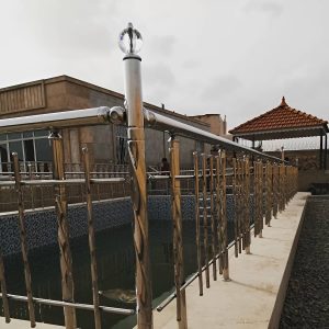 هندریل استیل دیواری مقاوم