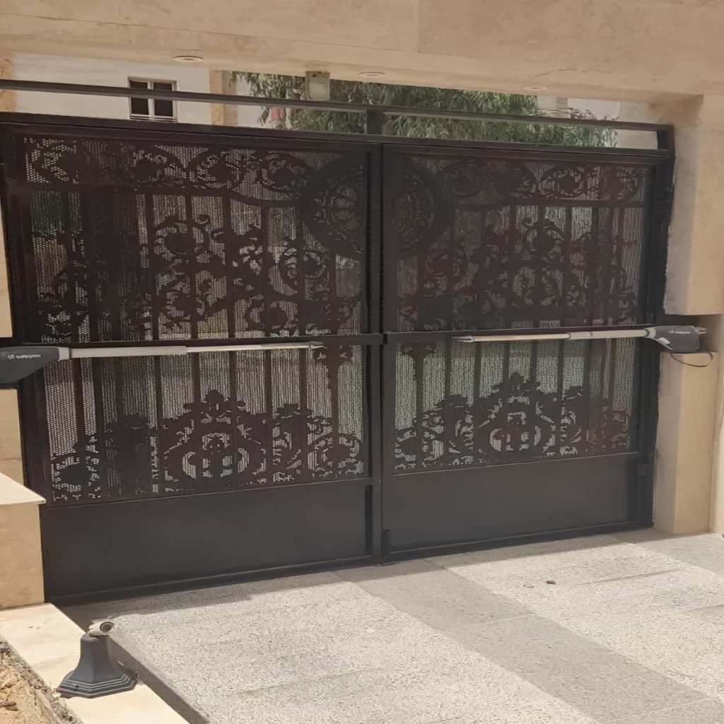 جک درب پارکینگ بی صدا کم تردد با فلاشر و فتوسل