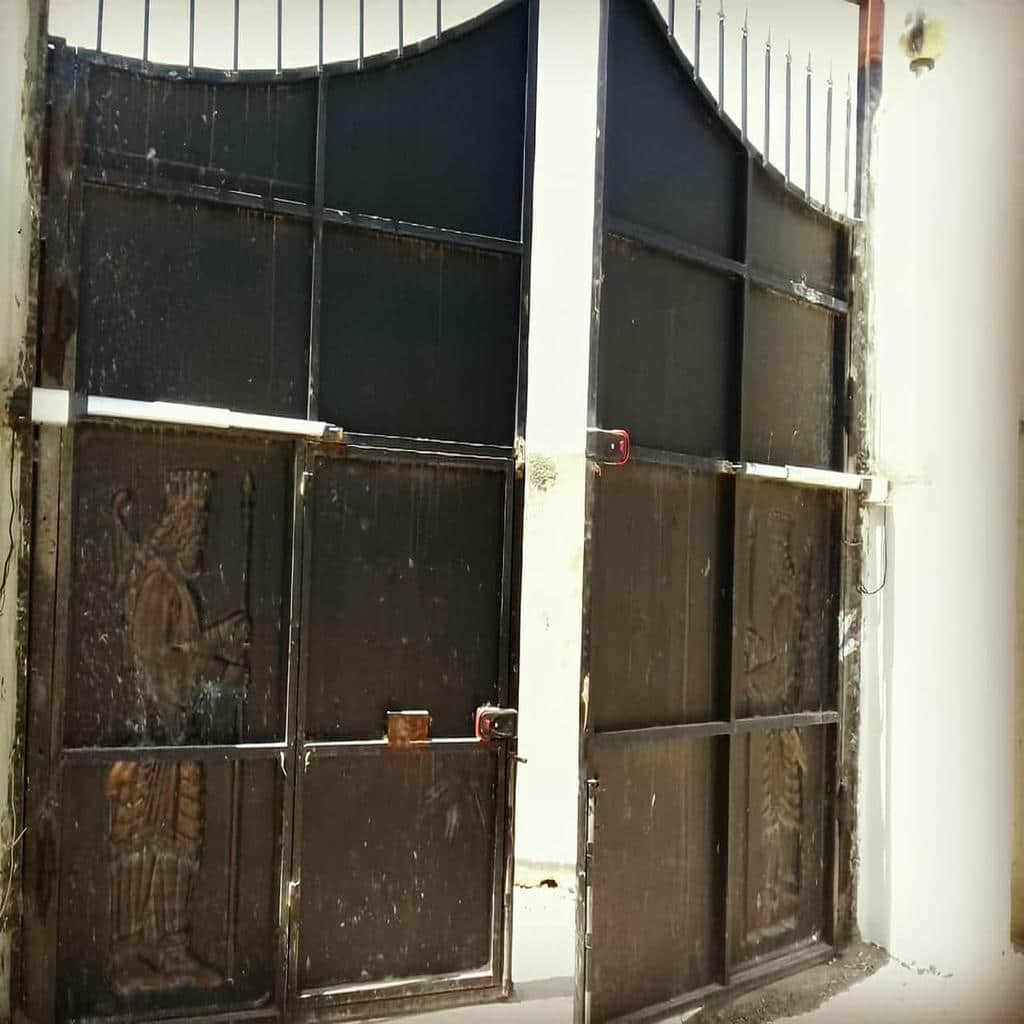 جک درب نفررو تک لنگه با کابل کشی منظم