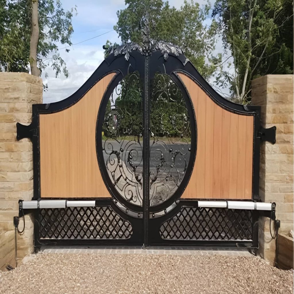 جک درب پارکینگ الکترومکانیک خانگی با کابل کشی منظم