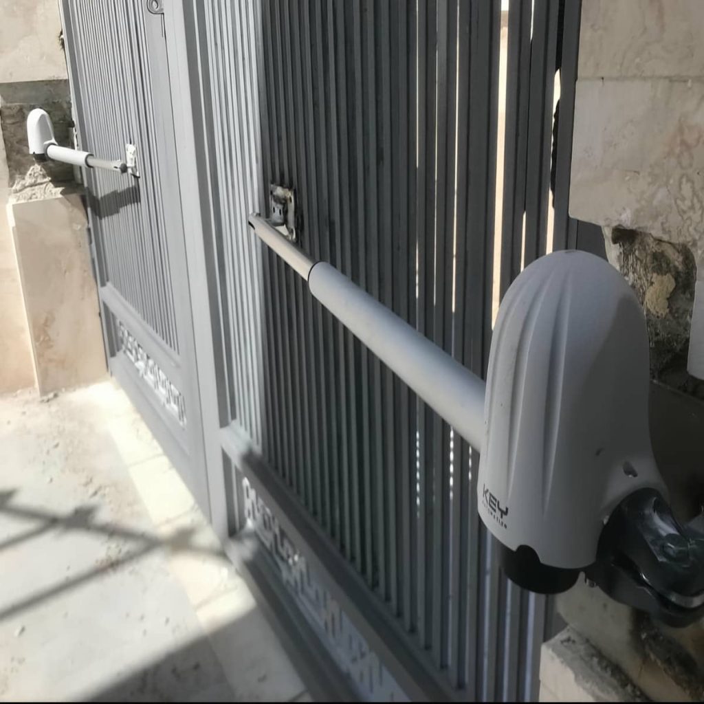 جک درب پارکینگ الکترومکانیک خانگی با فلاشر و فتوسل