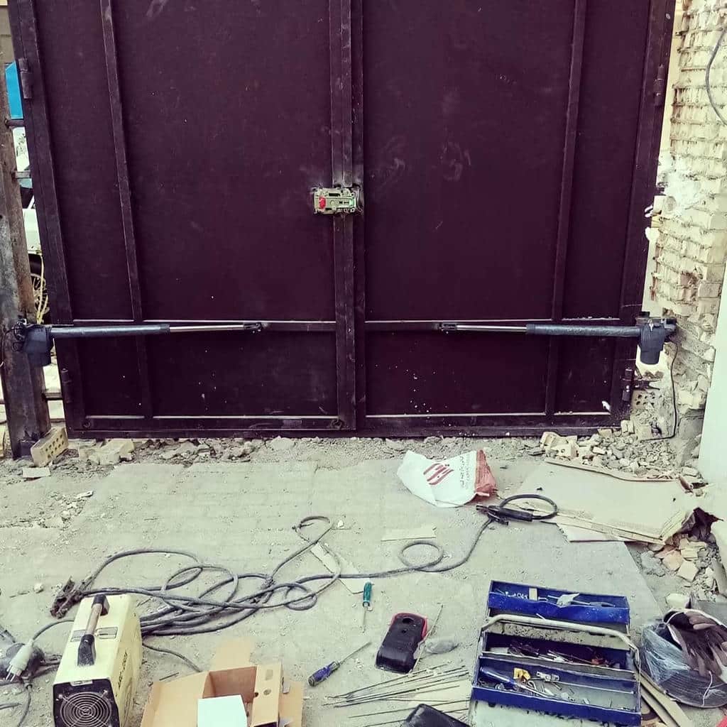 جک درب پارکینگ الکترومکانیک خانگی با مدار فرمان دقیق