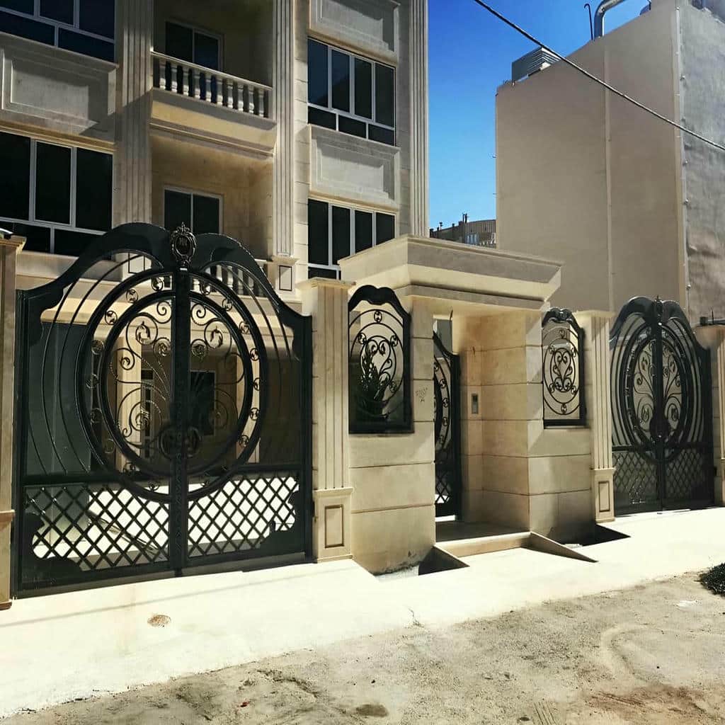 درب ویلایی ورودی شمالی با پوشش ضد زنگ