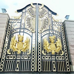 درب ویلایی حفاظ دار ورودی با فریم فلزی مقاوم