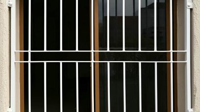 9 مدل نرده پنجره ساده پروفیلی