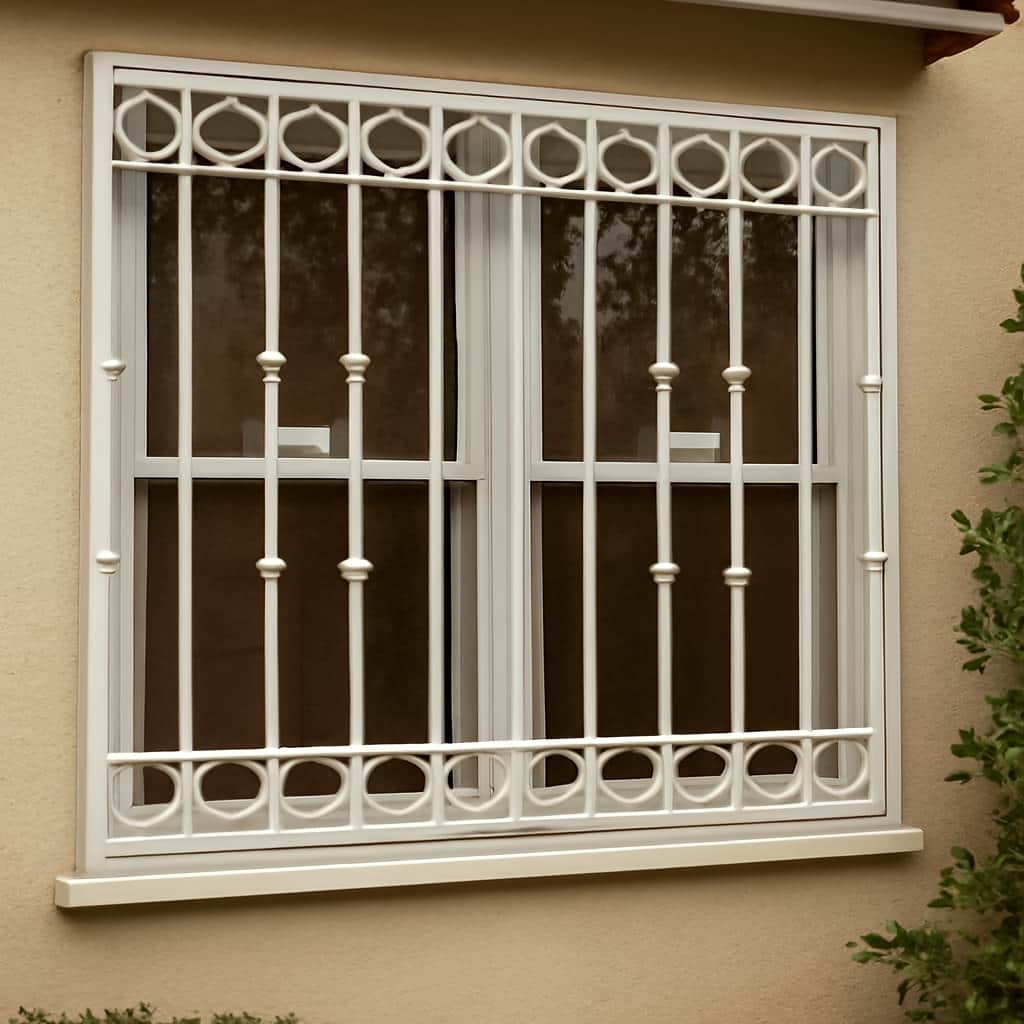 حفاظ پنجره ساده فلزی مقاوم