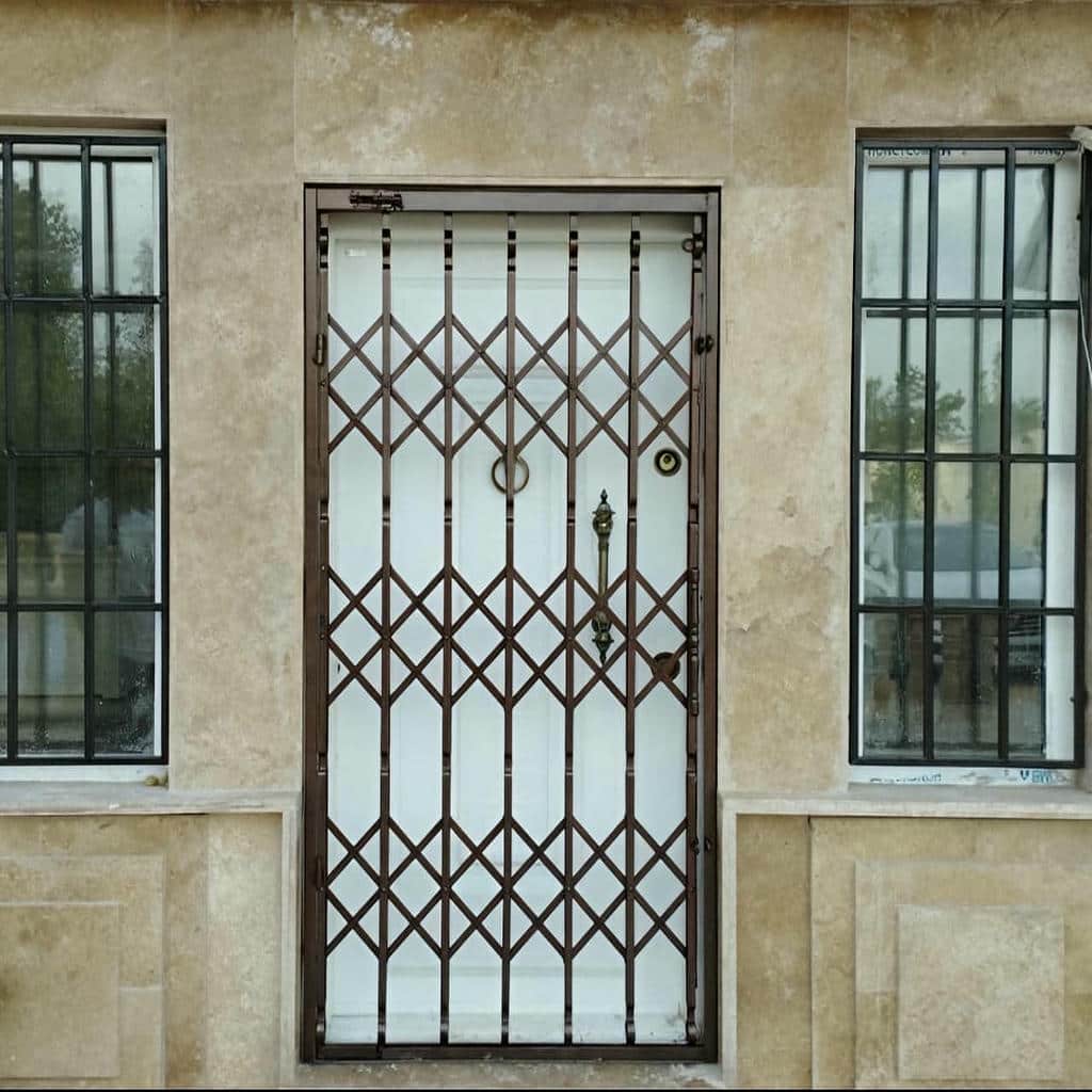 حفاظ درب ضد سرقت مدل آکاردئونی قابل سفارش