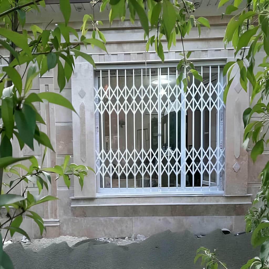 حفاظ درب ورودی فلزی سفارشی ساختمان