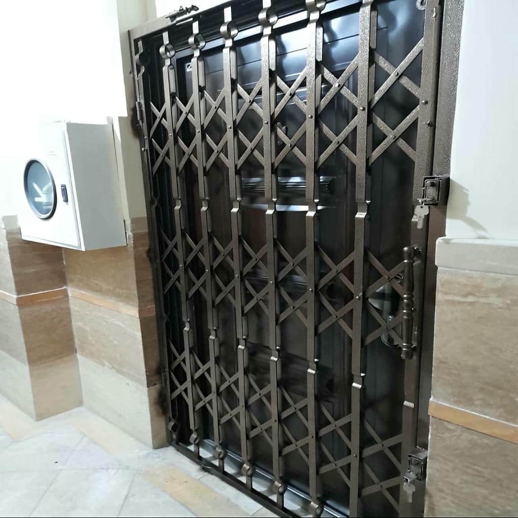 حفاظ ضربدری آکاردئونی تسمه فلزی