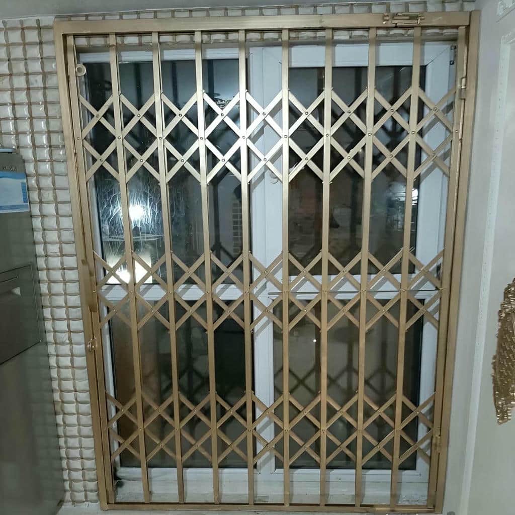حفاظ ضربدری آکاردئونی قفل مقاوم