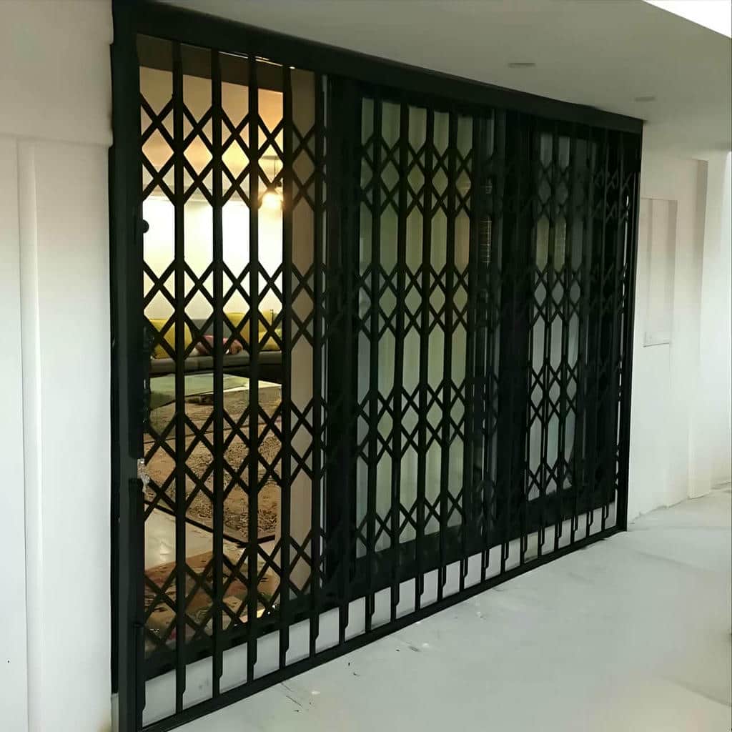 نرده آکاردئونی پروژه نوساز مدل متحرک کاربردی