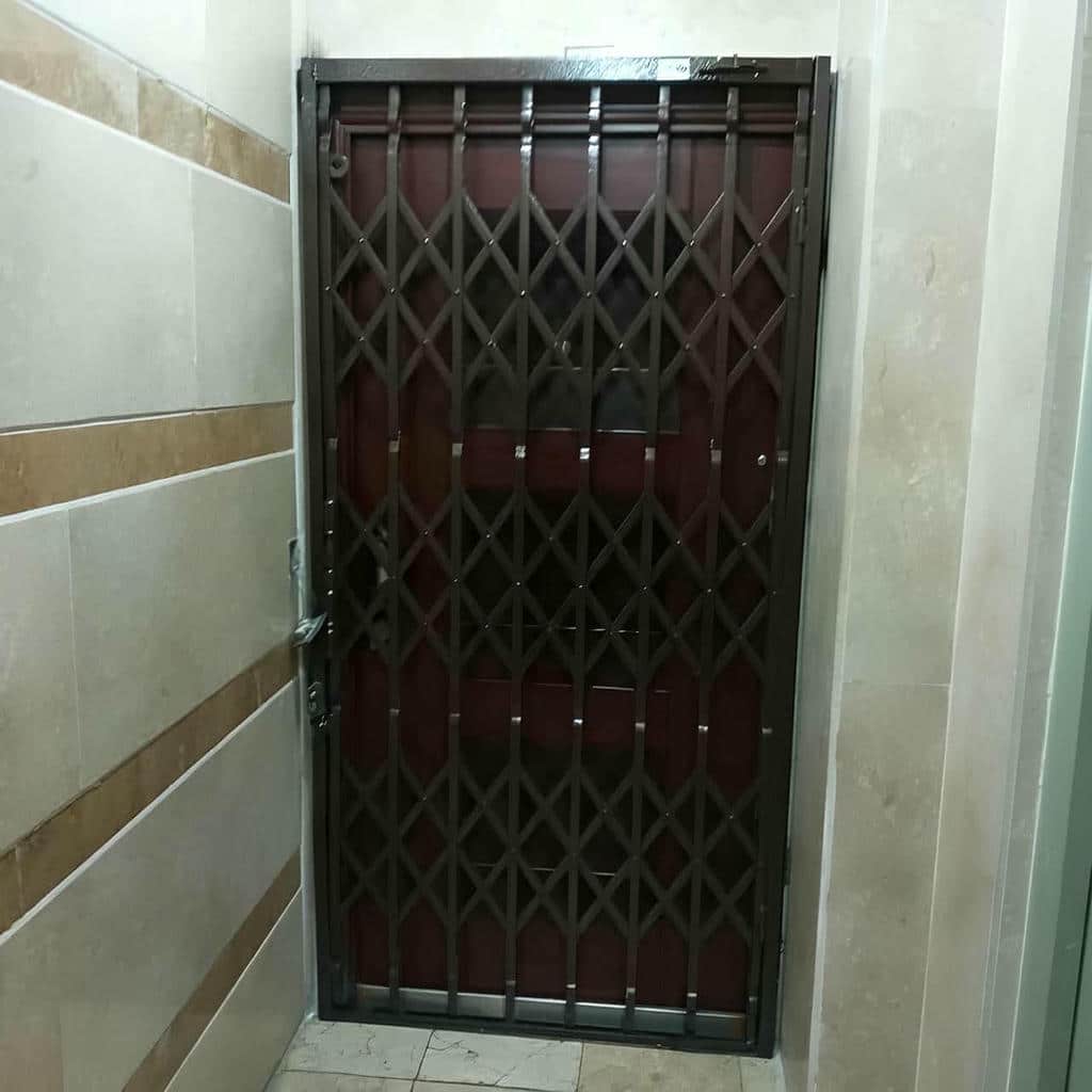 نرده آکاردئونی پوشش سطحی