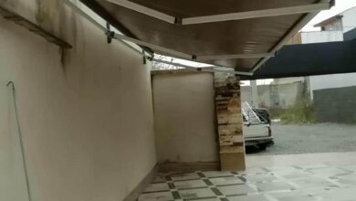 سایبان تاشو جمع شونده برای فضای محدود