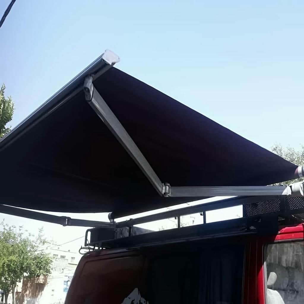 سایبان ریموت دار با سازه مقاوم