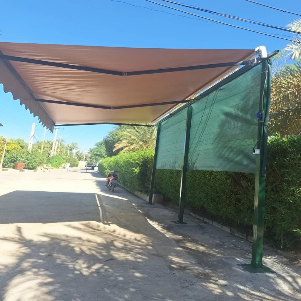 سایبان دوطرفه بدنه مقاوم
