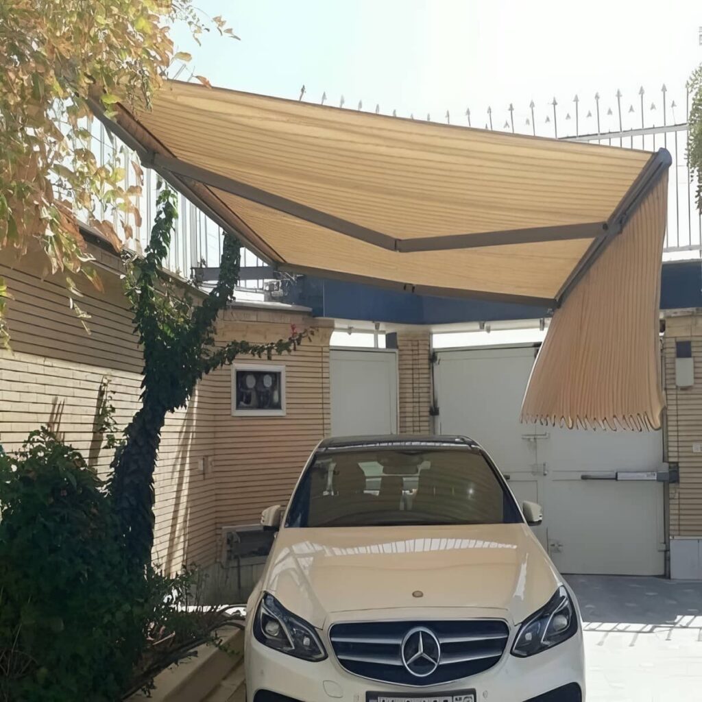 سایبان پارکینگ با پوشش باکیفیت
