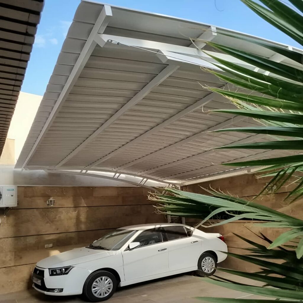 سقف متحرک پارچه ای قطعات حرکتی