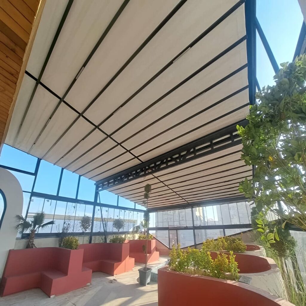 سقف متحرک پارچه ای اتوماتیک کلاسیک