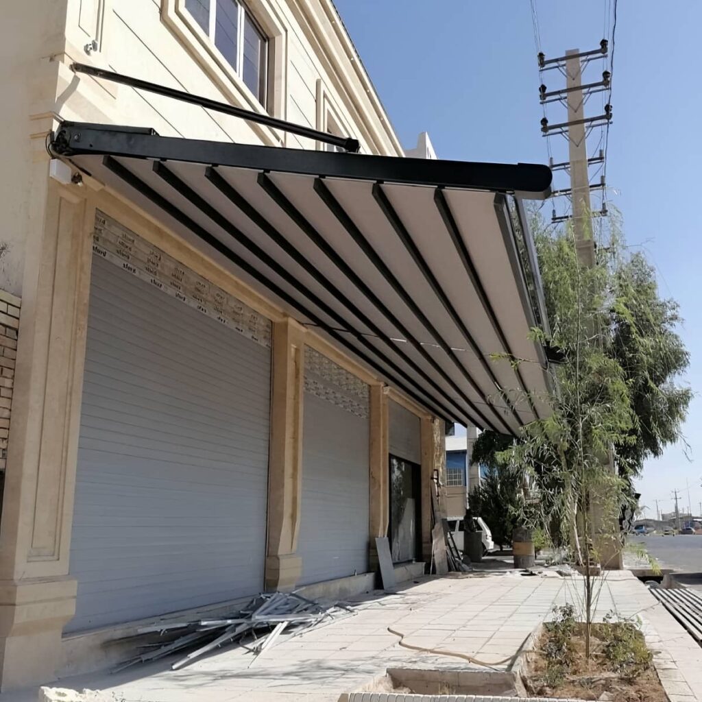 سایبان ریموت دار سیستم کنترل