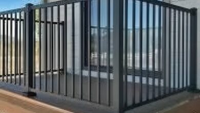 جان پناه بالکن فلزی با طراحی مقاوم
