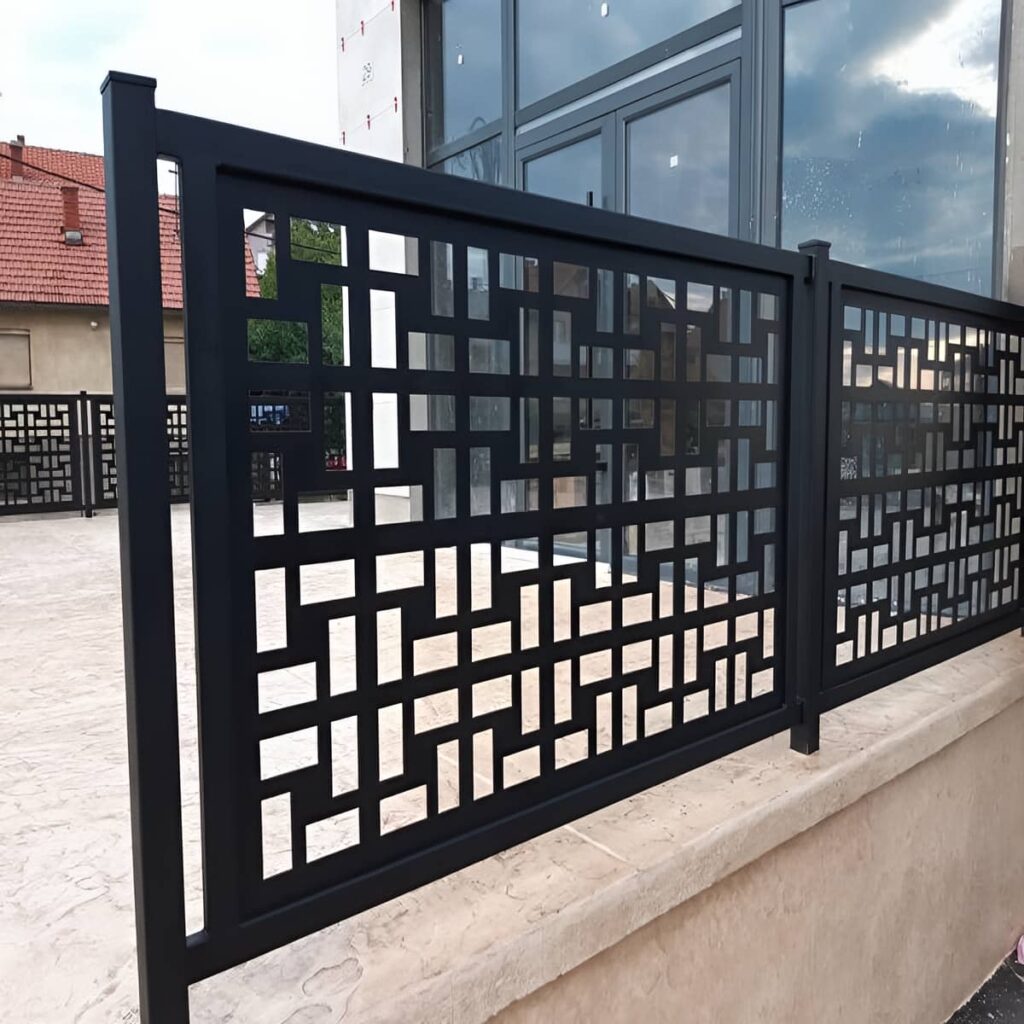نرده پله آپارتمان با اجرای تخصصی